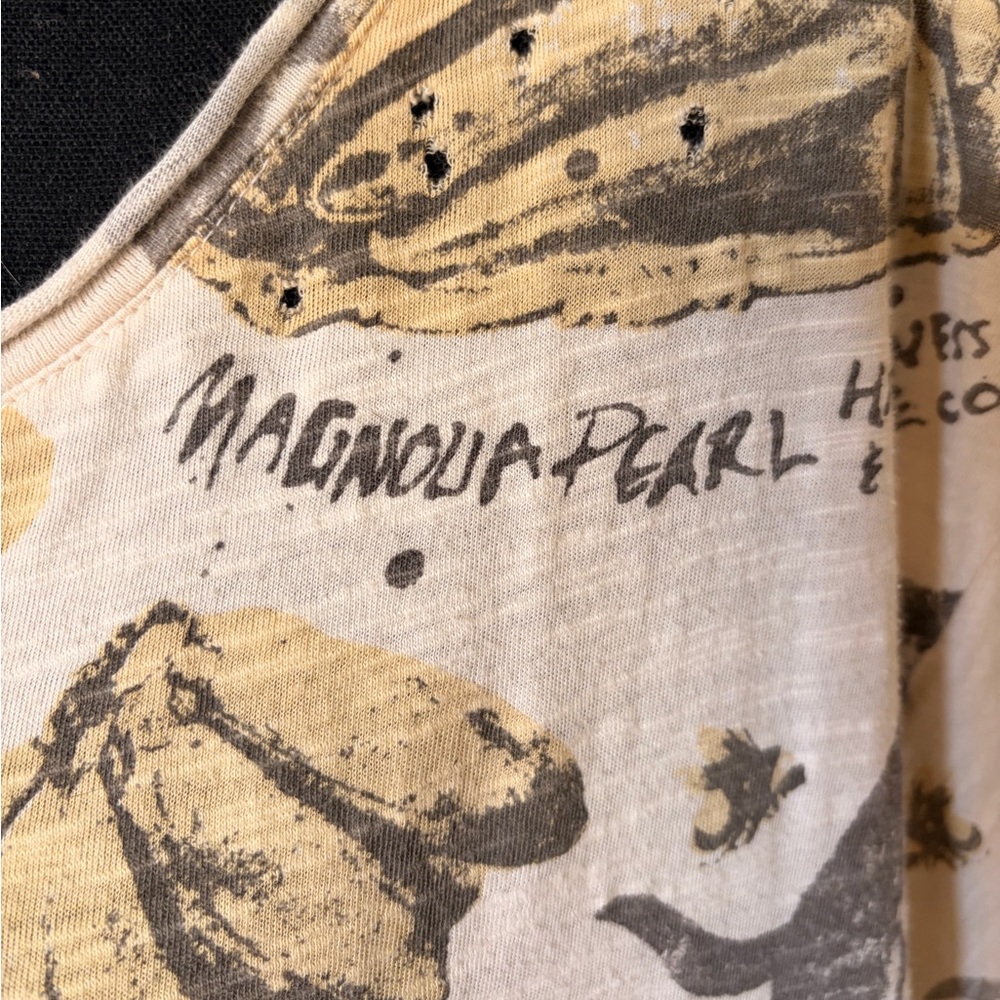 Magnolia Pearl Cat Graphic T Shirt Dress - Black and Tan - Picture 9 of 9